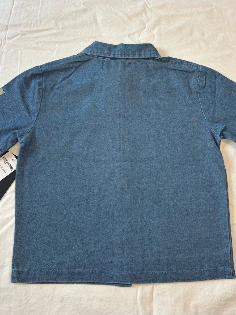 True Religion Kids Blue Denim Button-Front Shirt